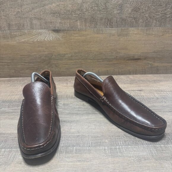 Kenneth Cole Brown Leather Loafers Men's Size 10.5 - Picture 6 of 7